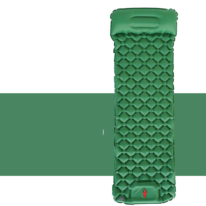 Outdoor Inflatable Camping Mattress With Pillows - PEAMANS