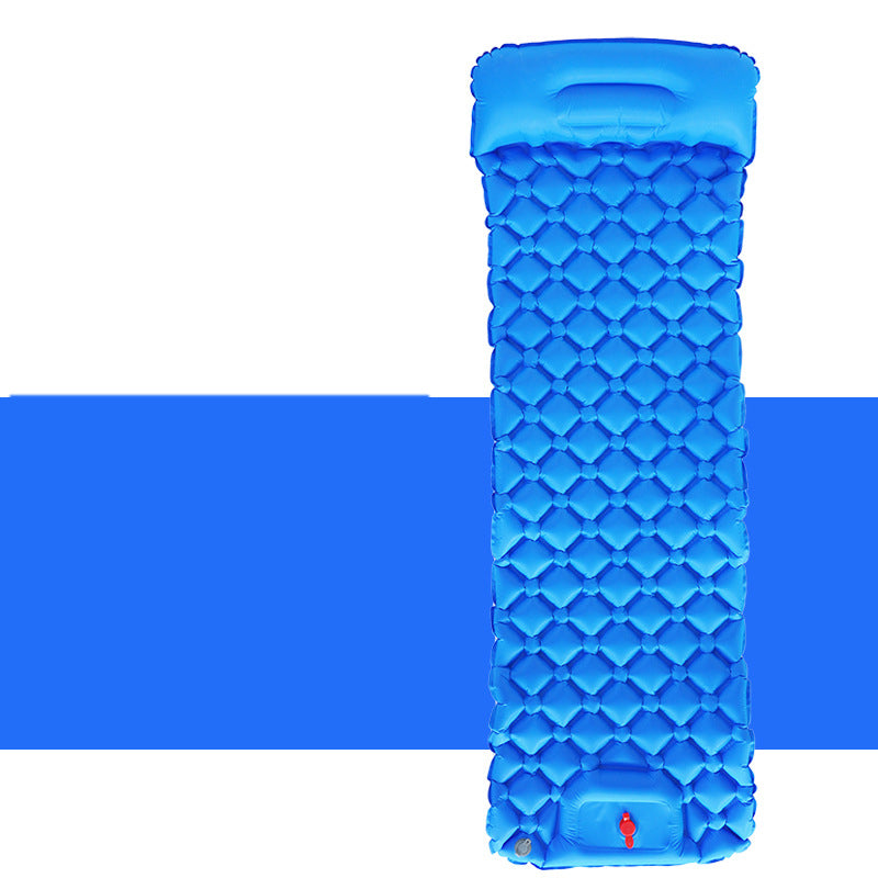 Outdoor Inflatable Camping Mattress With Pillows - PEAMANS
