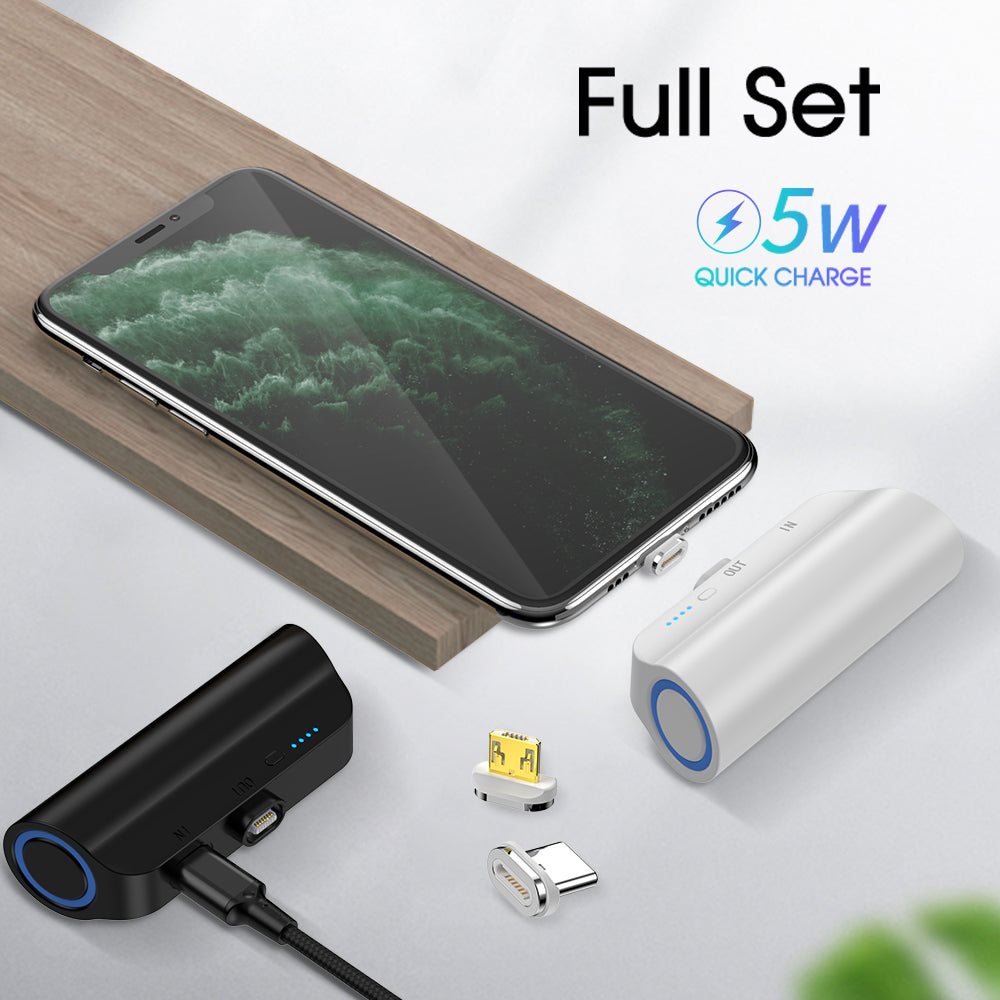 Portable Mini Capsule Magnetic Power Bank - PEAMANS