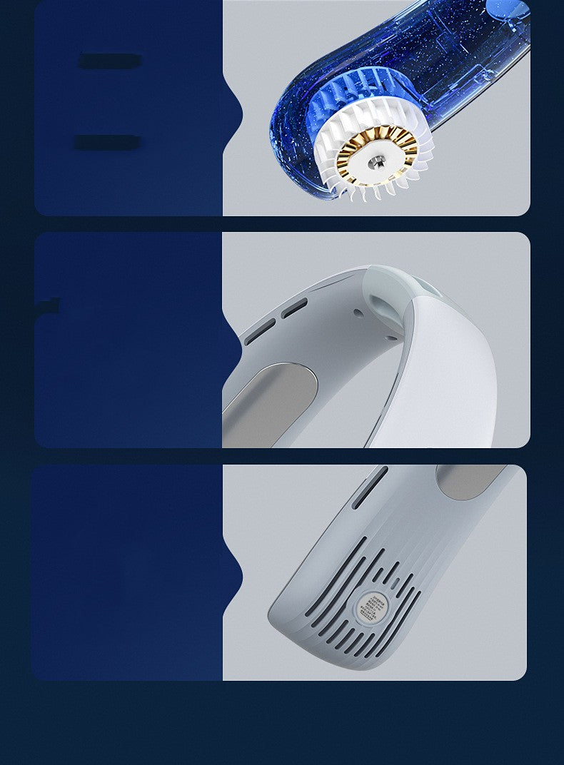 Portable Bladeless Hanging Neck Fan - PEAMANS