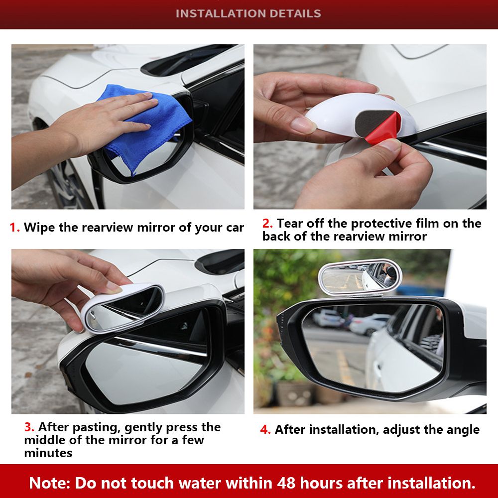 360 Degrees Car Rearview Mirror - PEAMANS