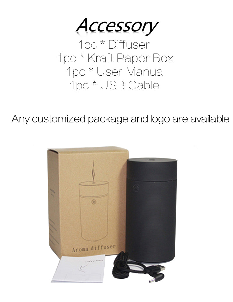 Portable USB Ultrasonic Car Air Humidifier - PEAMANS