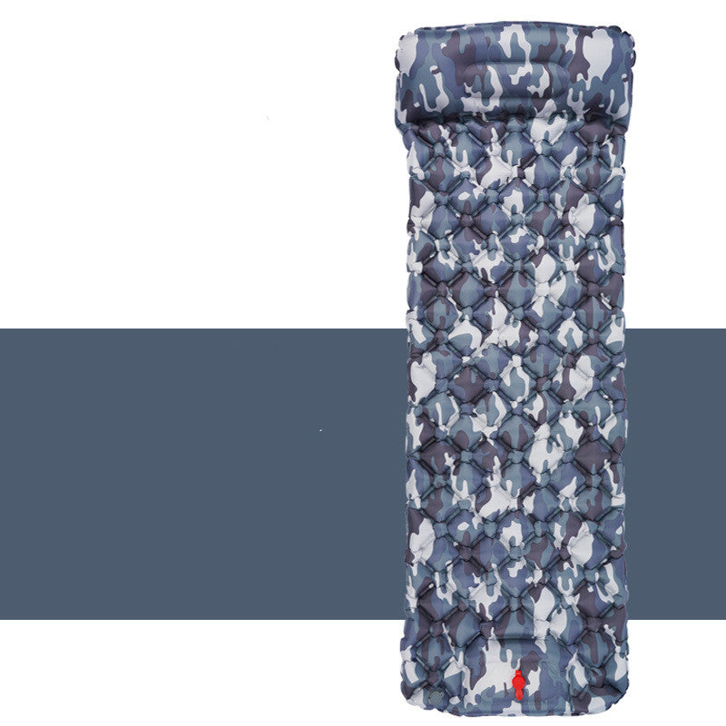 Outdoor Inflatable Camping Mattress With Pillows - PEAMANS