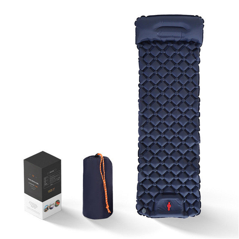 Outdoor Inflatable Camping Mattress With Pillows - PEAMANS