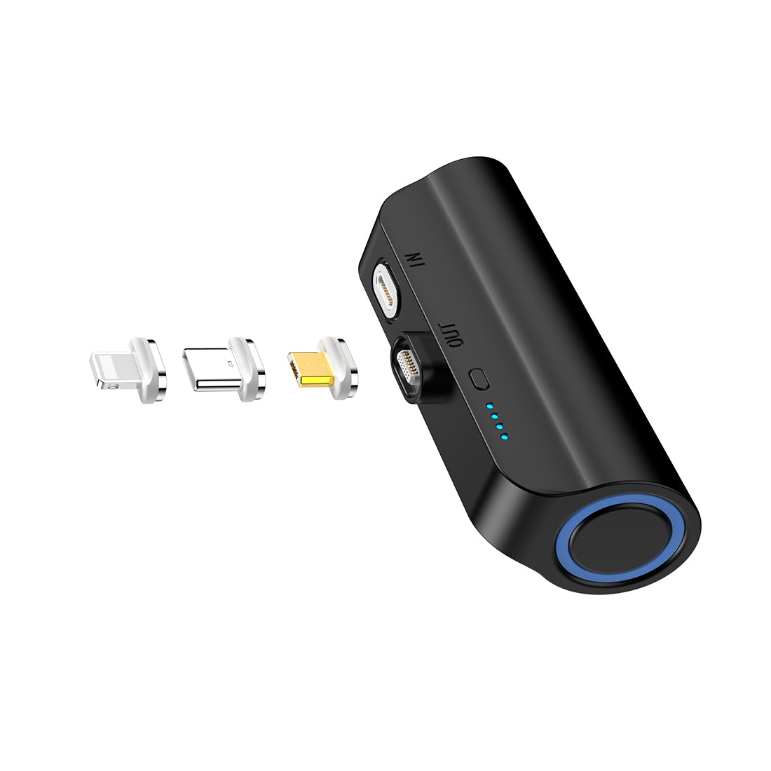 Portable Mini Capsule Magnetic Power Bank - PEAMANS